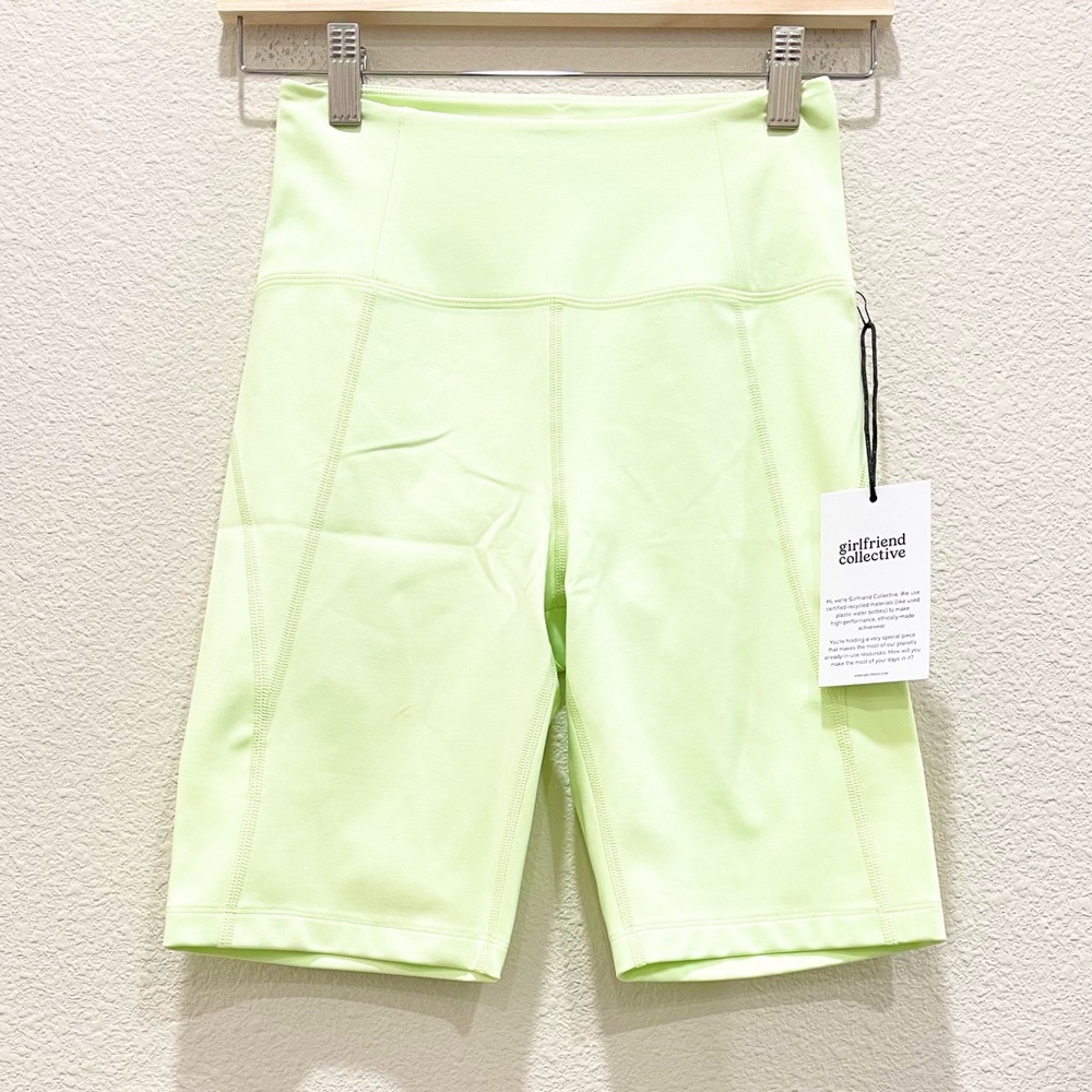 NWT! GIRLFRIEND COLLECTIVE Neon Biker Short!